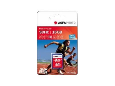 AgfaPhoto 16GB SDHC - 16 GB - SDHC - Classe 10 - MLC - Blu