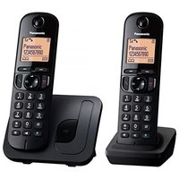 Panasonic KX-TGC212 - Telefono DECT - Cornetta wireless - Telefono con vivavoce - 50 voci - Identifi