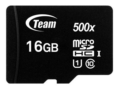 Team Group 16GB Micro SDHC - 16 GB - MicroSDHC - Classe 10 - UHS-I - 80 MB/s - 15 MB/s