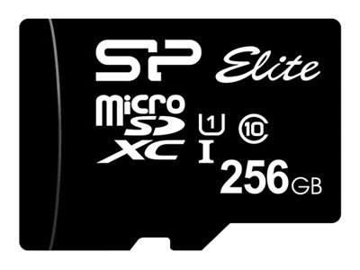 Silicon Power Elite - 256 GB - MicroSDXC - Classe 10 - UHS-I - 85 MB/s - Class 1 (U1)