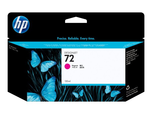 HP Cartuccia inchiostro magenta 72 - 130 ml - Resa elevata (XL) - Inchiostro colorato - 130 ml - 1 p