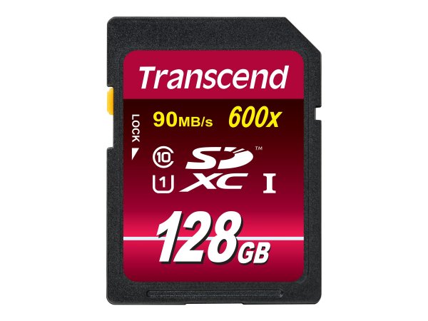Transcend TS128GSDXC10U1 - 128 GB - SDXC - Classe 10 - MLC - 90 MB/s - Class 1 (U1)