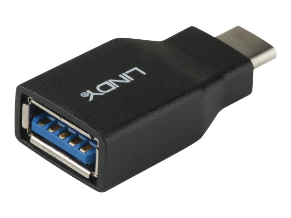 Lindy 41899 - USB 3.1-C - USB 3.1-A - Nero