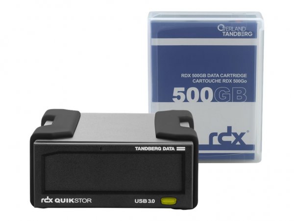 Overland-Tandberg 8863-RDX - Disco di archiviazione - Cartuccia RDX - USB 3.2 Gen 1 (3.1 Gen 1) - HD