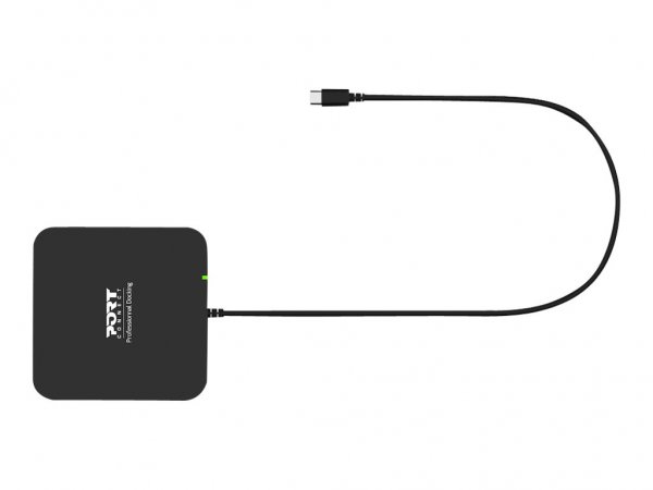 PORT Designs 901907 - Cablato - USB 3.2 Gen 1 (3.1 Gen 1) Type-C - 85 W - Nero - SD - 4K Ultra HD