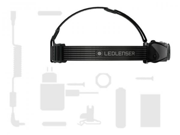 LED Lenser MH7 - Torcia a fascia - Nero - Grigio - Policarbonato (PC) - Polimetilmetacrilato (PMMA)