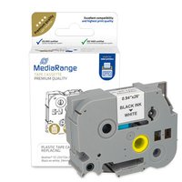 MEDIARANGE MRBTZ251 - Nero - Bianco - Ad inchiostro - Permanente - Brother® P-Touch 2420PC - 2430PC