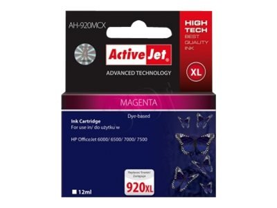 Activejet AH-920MCX - Inchiostro a base di pigmento - Magenta - HP OfficeJet: 6000 - 6500 - 7000 - 7