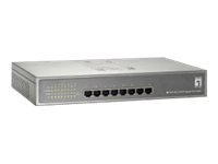 LevelOne GEP-0822 - Gigabit Ethernet (10/100/1000) - Supporto Power over Ethernet (PoE) - Montaggio