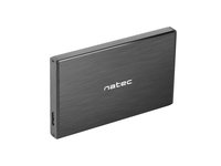 natec NKZ-0941 - Enclosure HDD/SSD - 2.5" - Seriale ATA II - Serial ATA III - 6 Gbit/s - Collegament