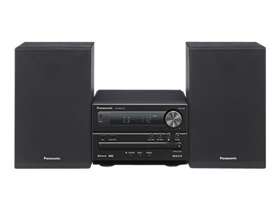 Panasonic SC-PM254EG-K - Microsistema audio per la casa - Nero - 1-via - DAB+ - AC - 0,2 W