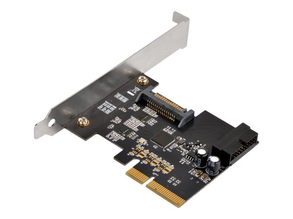 SilverStone ECU04-E - PCIe - USB 3.2 Gen 1 (3.1 Gen 1) - A basso profilo - PCIe 2.0 - 10 Gbit/s