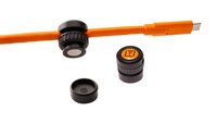 Tether Tools TetherGuard Cable Support 2er Pack - Supporto per cavo - Universale - Nero - Arancione