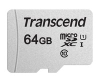 Transcend 300S - 64 GB - MicroSDXC - Classe 10 - NAND - 95 MB/s - 25 MB/s