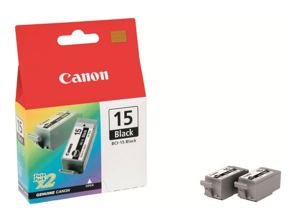 Canon BCI-15 - 2-pack - black