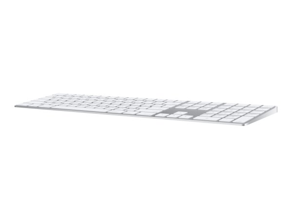 Apple Magic Keyboard with Numeric Keypad - Tastiera - QWERTY - Argento, Bianco