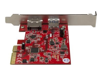 StarTech.com Scheda PCIe eSATA a 2 porte USB 3.1 (10Gbps) - 1x USB-A e 1x eSATA - PCIe - eSATA - PCI