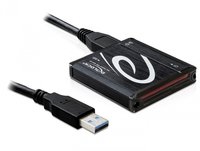 Delock USB 3.0 Card Reader All in 1 - CF - Memory Stick (MS) - microSDHC - MMC - MS Duo - MS PRO - M