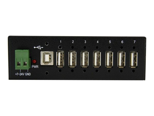 StarTech.com Industrieller montierbarer 7 Port USB 2.0 Hub