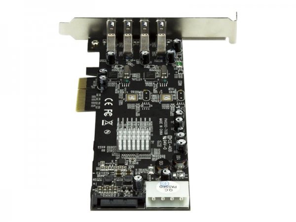 StarTech.com Adattatore scheda SuperSpeed USB 3.0 con 4 porte PCI Express (PCIe) con 2 canali da 5 G