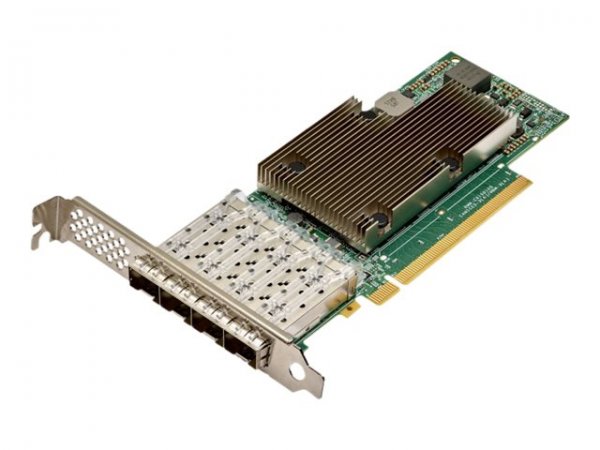 BROADCOM BCM957504-P425G - Interno - Cablato - PCI Express - Fibra - 25000 Mbit/s - Verde - Nichel