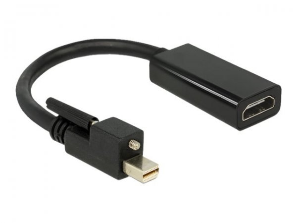 Delock 62640 - 0,25 m - Mini DisplayPort - HDMI - Maschio - Femmina - Oro