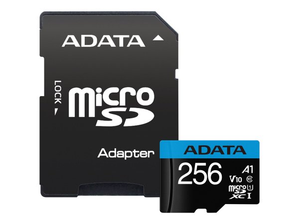 ADATA Premier - 256 GB - MicroSDXC - Classe 10 - UHS-I - 100 MB/s - 25 MB/s