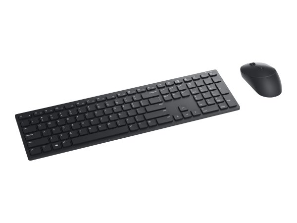 Dell KM5221W - Full-size (100%) - RF Wireless - AZERTY - Nero - Mouse incluso