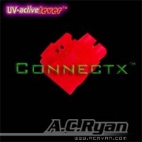 A.C.Ryan Connectx™ ATX4pin (P4-12V) Female - UVRed 100x - Rosso