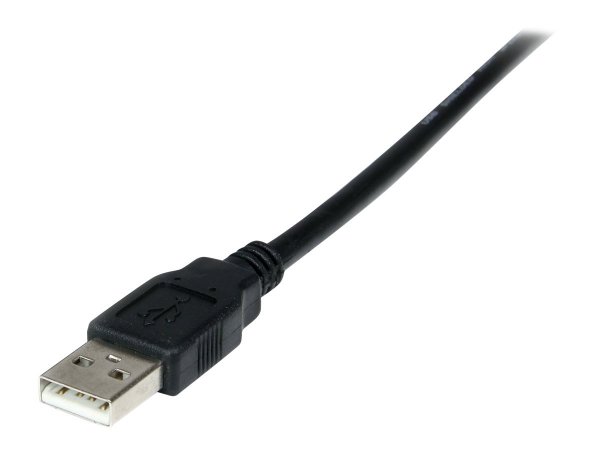 StarTech.com Cavo adattatore seriale DCE 1 porta USB a RS232 DB9 null modem con FTDI - Nero - 1,7 m