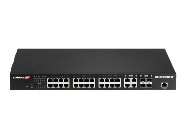 Edimax GS-5424PLC V2 - Gestito - Gigabit Ethernet (10/100/1000) - Full duplex - Supporto Power over