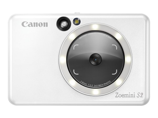 Canon Fotocamera istantanea a colori Zoemini S2 - bianco perla - 0,5 - 1 m - 700 mAh - Polimeri di l