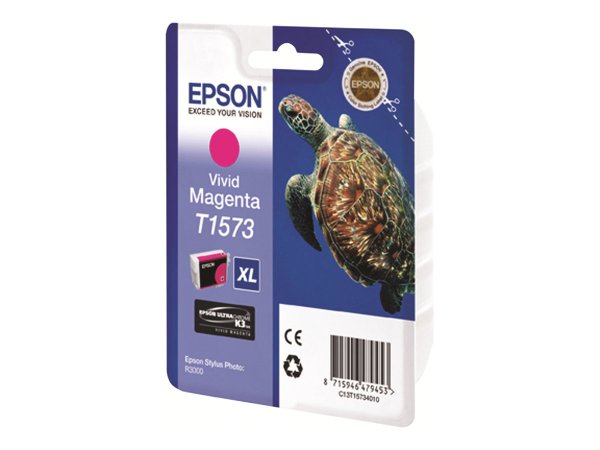 Epson Turtle Cartuccia Vivid Magenta - Resa elevata (XL) - Inchiostro a base di pigmento - 25,9 ml -