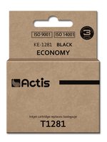 Actis KE-1281 black ink cartridge for Epson T1281 new - Kompatibel - Tintenpatrone