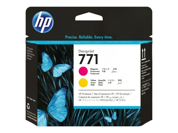 HP DesignJet 771 - Cartuccia di inchiostro Originale - Magenta, Giallo - 775 ml