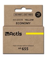 Actis yellow ink cartridge for HP 655 CZ112AE replacement - Compatible - Ink Cartridge