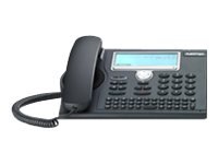 Mitel 5380 - Telefono DECT - Telefono con vivavoce - 350 voci - Short Message Service (SMS) - Nero