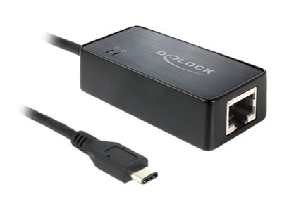 Delock 62642 - Cablato - USB - Ethernet - 1000 Mbit/s - Nero