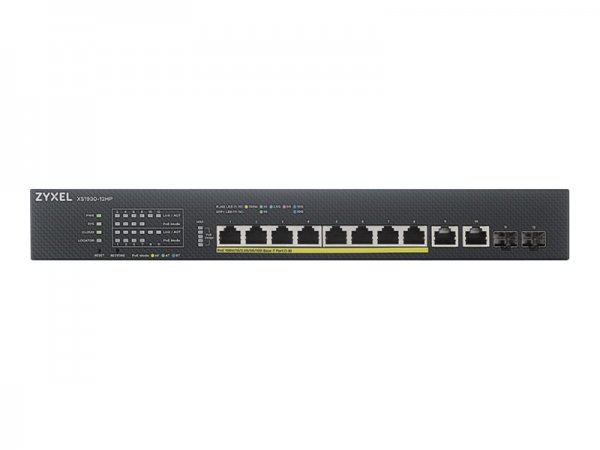 ZyXEL XS1930-12HP-ZZ0101F - Gestito - L3 - 10G Ethernet (100/1000/10000) - Supporto Power over Ether