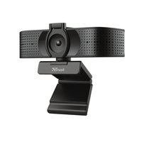 Trust Teza 4K Ultra HD Streaming-Webcam Autofokus Dual-Mikrofon Dreibeinstativ incl