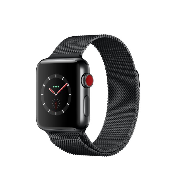 Apple Watch Watch Series 3 - OLED - Touchscreen - GPS - Handy - 42,4 g - Schwarz