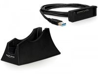 Delock 61858 - Nero - 5 Gbit/s - SATA - Seriale ATA II - 2.5,3.5" - USB - 12V / 2A