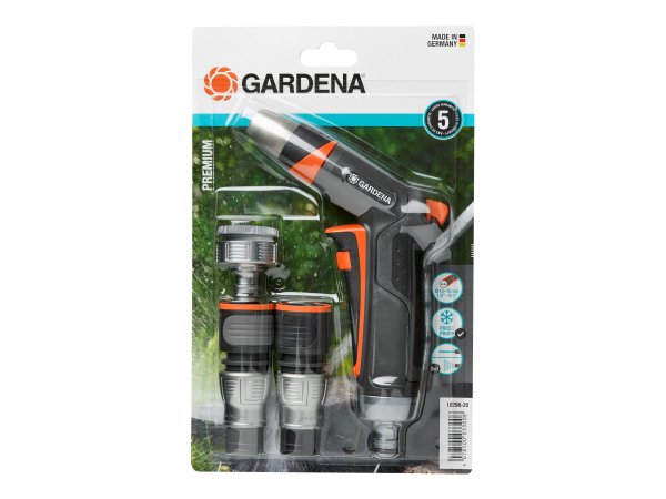 Gardena 18298-20 - Connettore per pistola/ irrigatore - Plastica - Grigio - Arancione