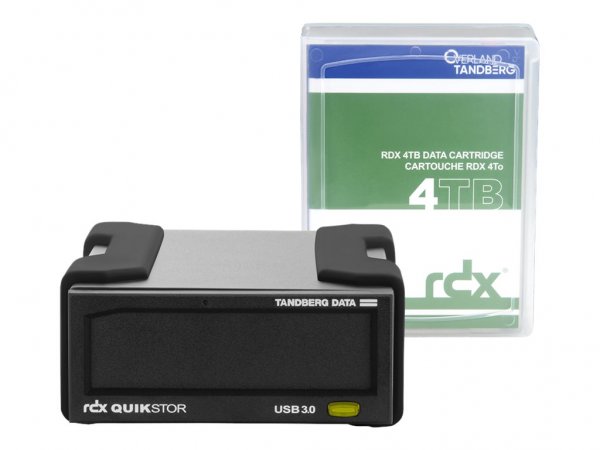 Overland-Tandberg 8866-RDX - Disco di archiviazione - Cartuccia RDX - USB 3.2 Gen 1 (3.1 Gen 1) - HD