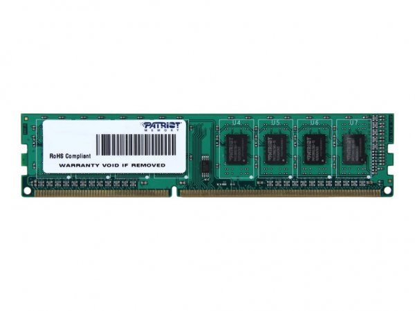 PATRIOT Memory 4GB PC3-10600 - 4 GB - 1 x 4 GB - DDR3 - 1333 MHz - 240-pin DIMM