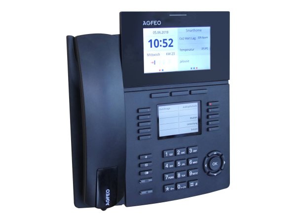 AGFEO ST 56 IP - IP Phone - Nero - Cornetta cablata - 5000 voci - 235 mm - 210 mm