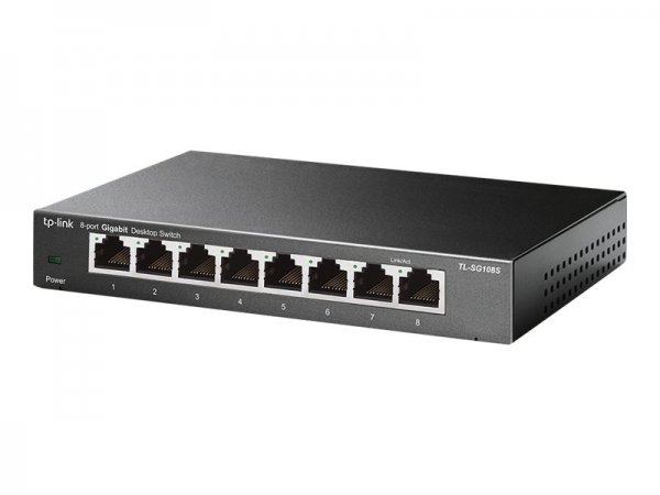 TP-LINK TL-SG108S - Non gestito - L2 - Gigabit Ethernet (10/100/1000) - Full duplex - Montabile a pa