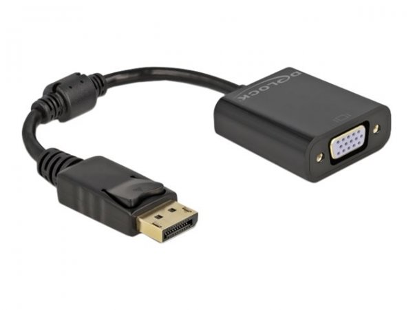 Delock Adapter - DisplayPort (M) latched to HD-15 (VGA) (F) screwable