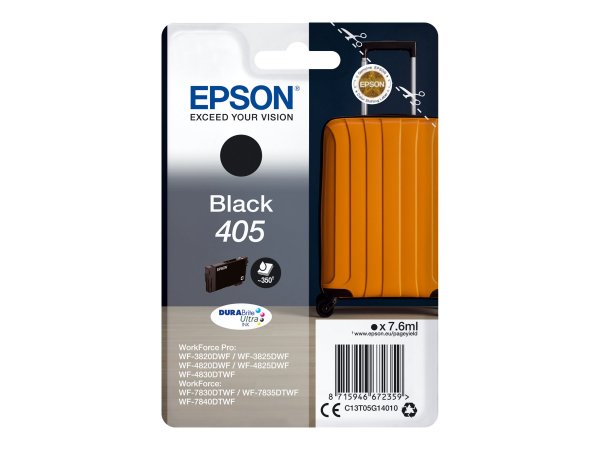 Epson Singlepack Black 405 DURABrite Ultra Ink - Resa standard - Inchiostro a sublimazione del color