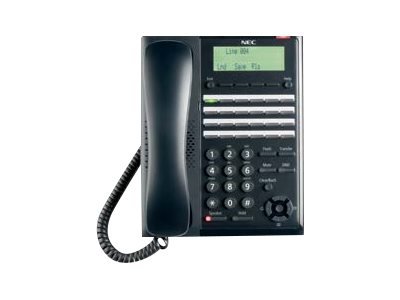 NEC SL2100 Systemtelefon IP7WW-24TXH-B1 TEL BK 2-Draht - Isdn convenienza/telefono di sistema - Isdn